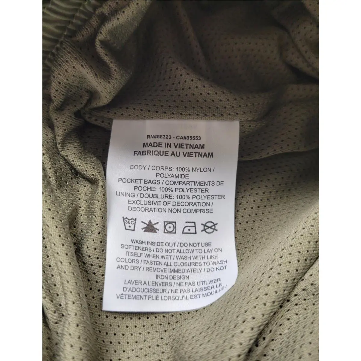 Nike clothing - DQ4343-222 - DQ4343222 - Olive Green Black 12