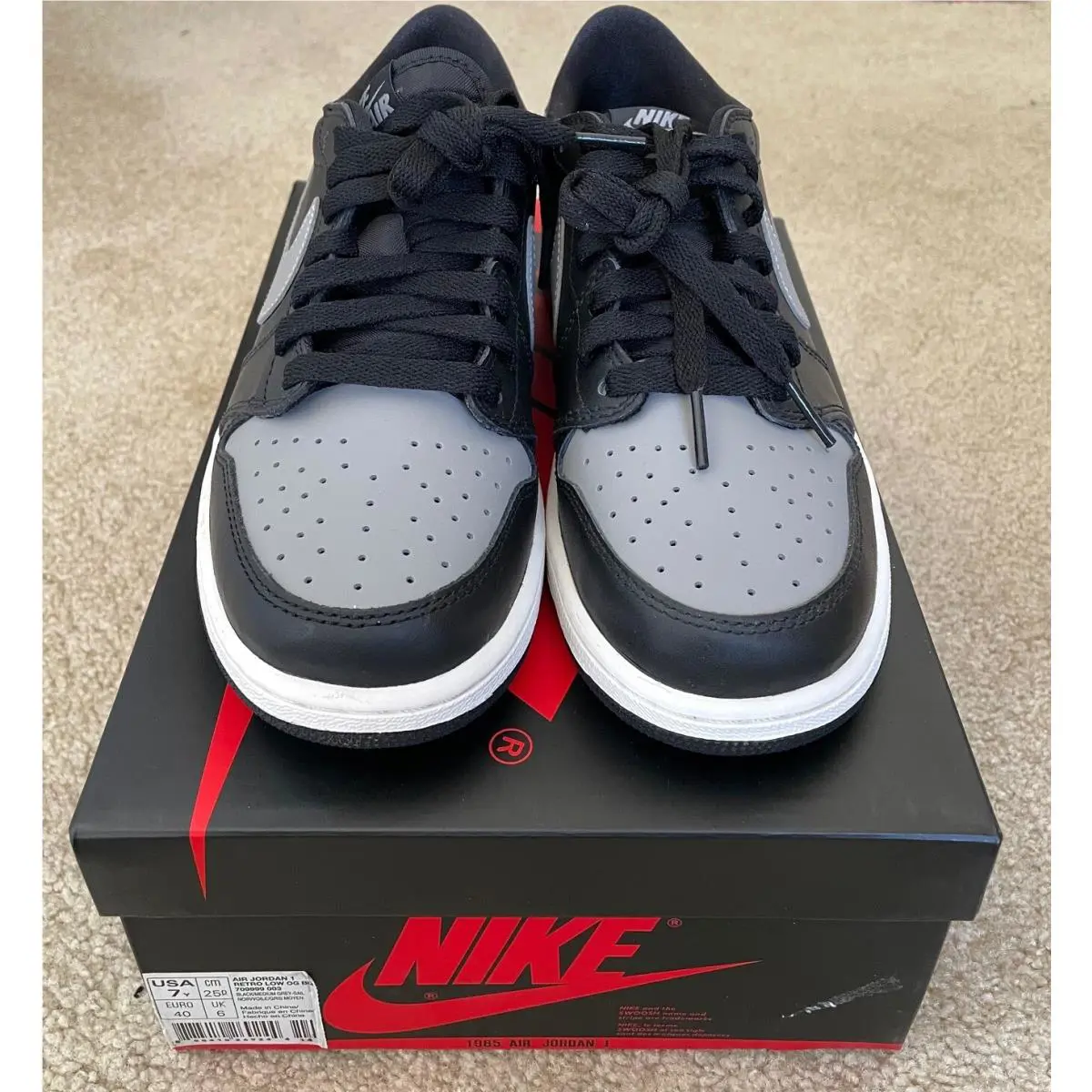 Nike shoes - Air Jordan 1 - Air - Black 0