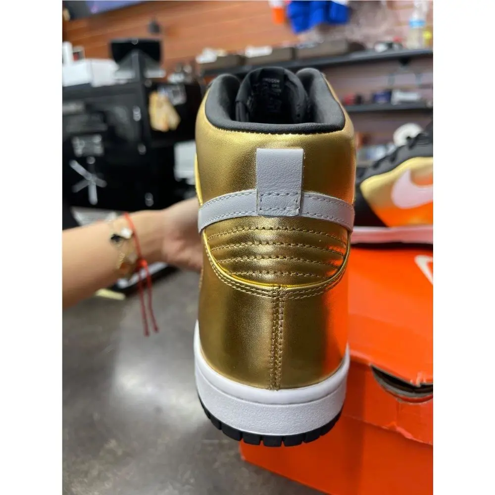 Nike shoes - Dunk High Premium - Dunk High Premium - 317892 711 - Metallic gold/Black/White 0