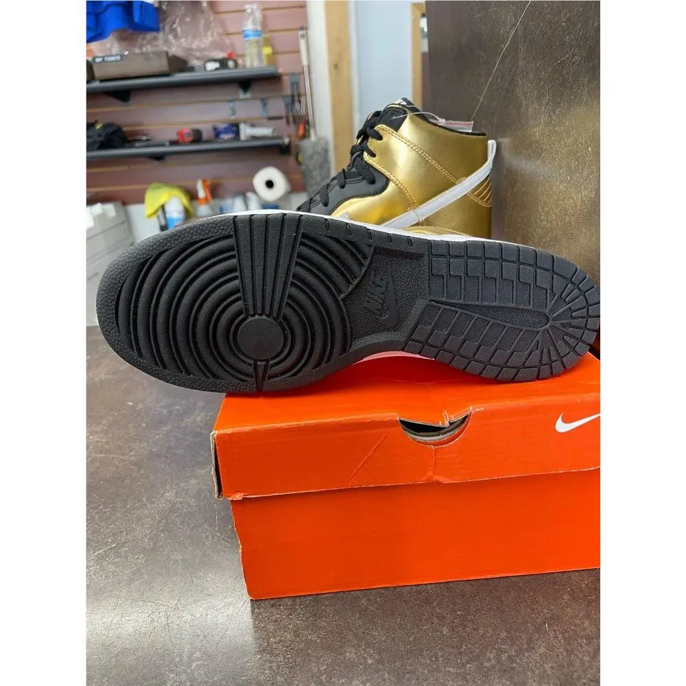 Nike shoes - Dunk High Premium - Dunk High Premium - 317892 711 - Metallic gold/Black/White 4