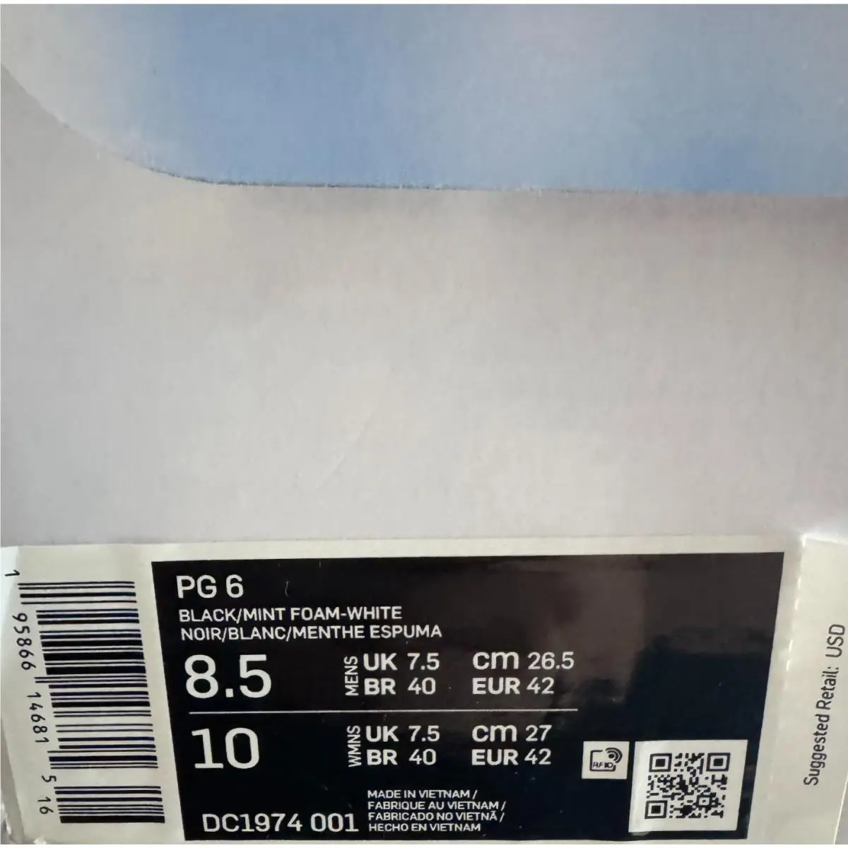 Nike shoes - Nike PG 6 - DC1974-001 - Black 6