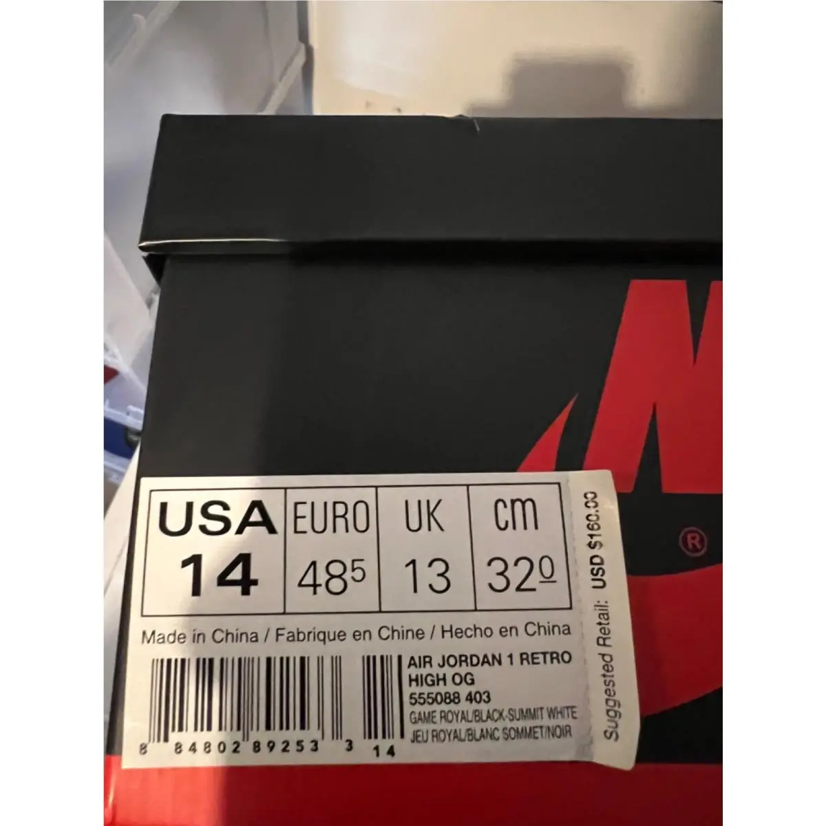 Nike shoes - Air Jordan 1 - Air - 555088-403 - ROYAL 4