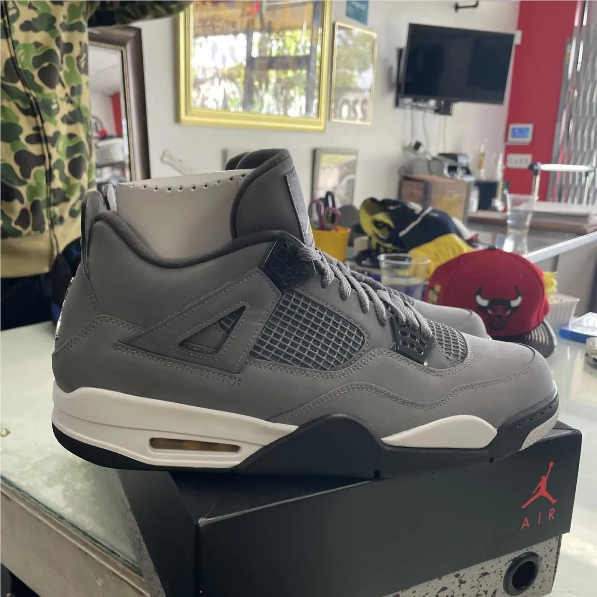 Nike shoes - Nike Air Jordan 4 - Air - 308497-007 - Gray 8