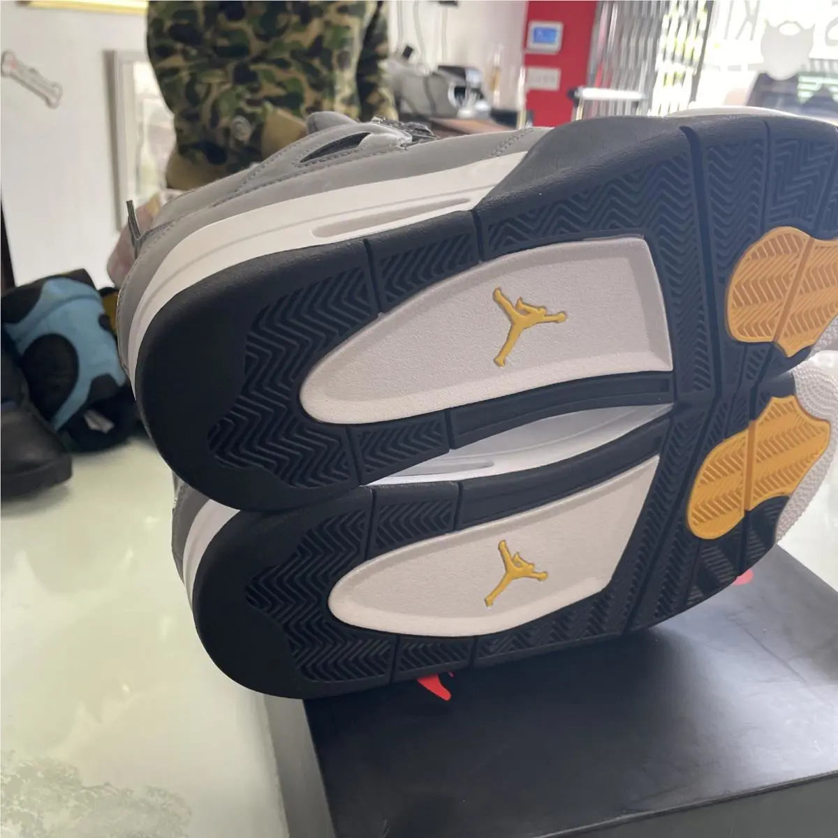 Nike shoes - Nike Air Jordan 4 - Air - 308497-007 - Gray 12