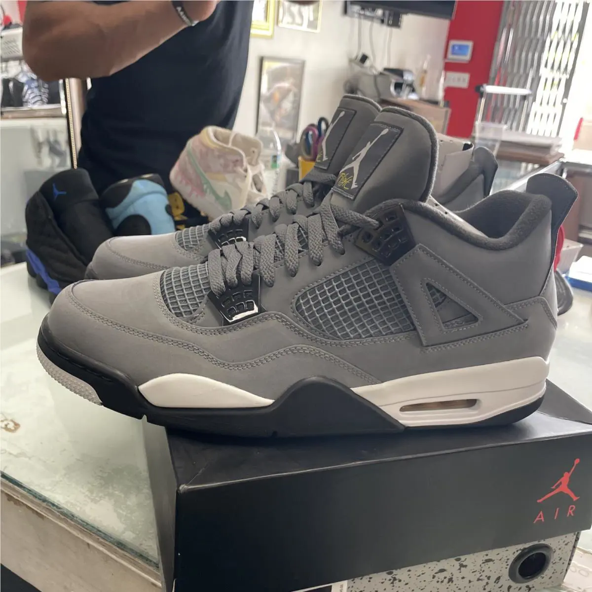 Nike shoes - Nike Air Jordan 4 - Air - 308497-007 - Gray 15