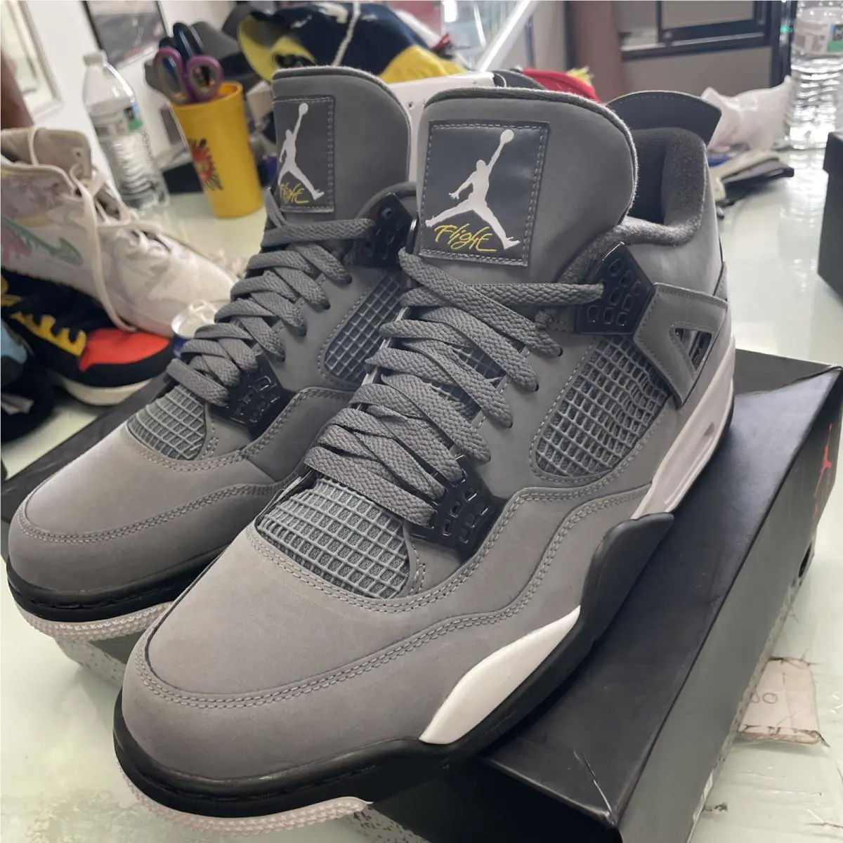 Nike shoes - Nike Air Jordan 4 - Air - 308497-007 - Gray 18
