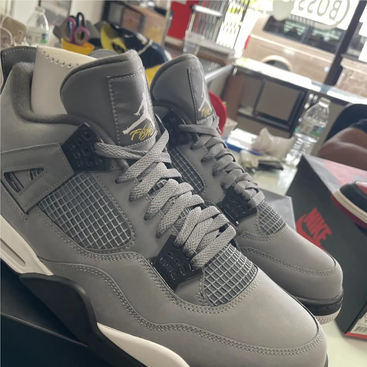 Nike shoes - Nike Air Jordan 4 - Air - 308497-007 - Gray 4