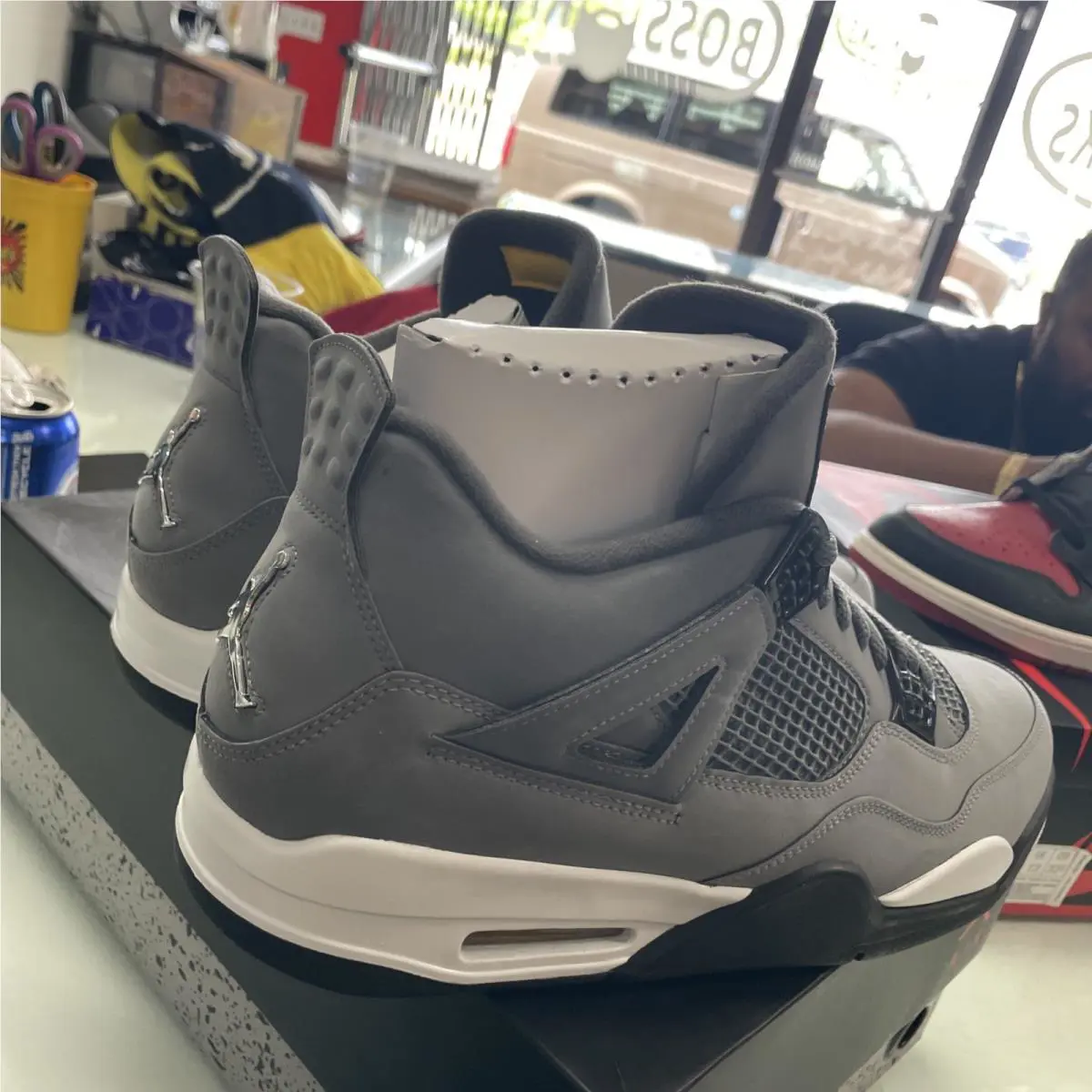 Nike shoes - Nike Air Jordan 4 - Air - 308497-007 - Gray 5