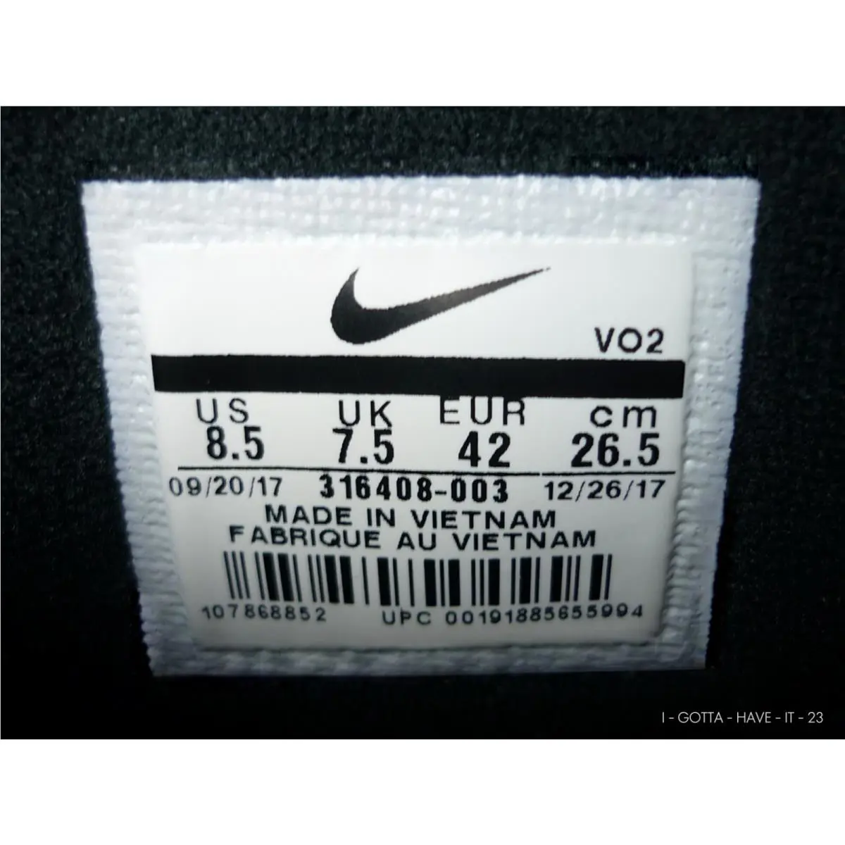 Nike shoes - Nike Air DT Max 96 - 316408-003 - Black/Varsity Maize/White (UPC: 191885655994) 8