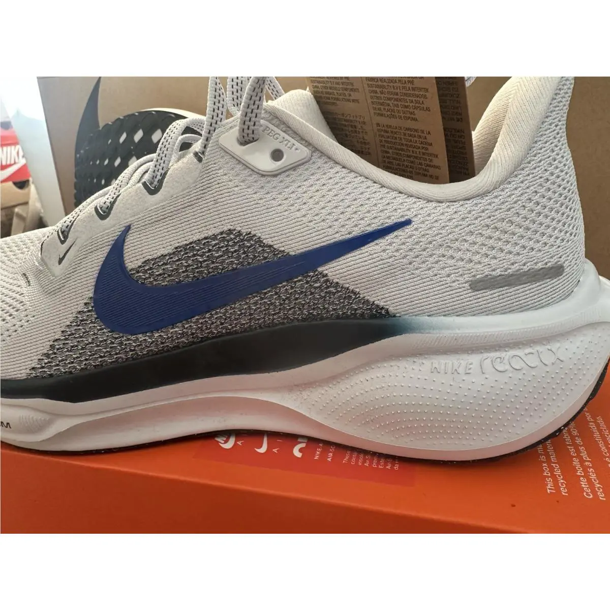 Nike shoes - Nike Air Zoom Pegasus 41 - FD2723-006 - Football Grey/Armory Navy 0