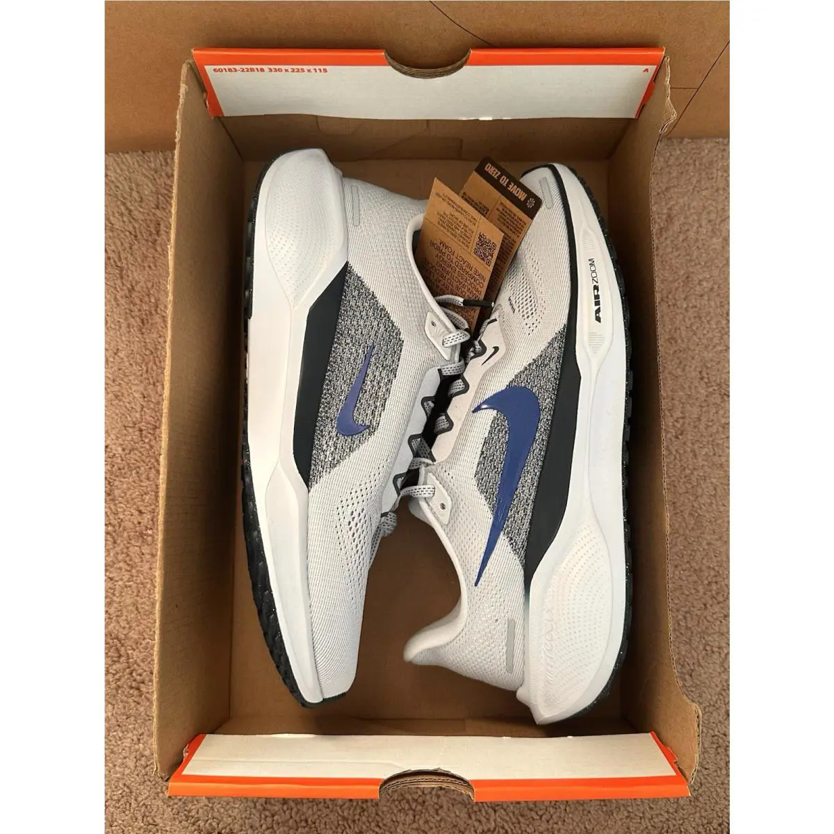 Nike shoes - Nike Air Zoom Pegasus 41 - FD2723-006 - Football Grey/Armory Navy 5