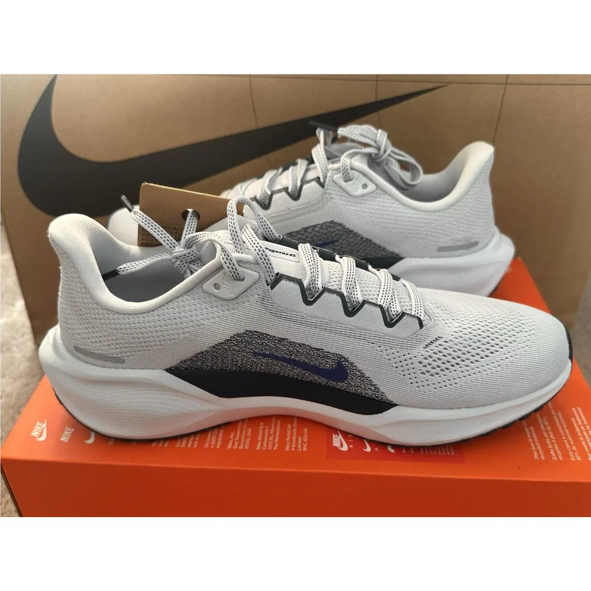 Nike shoes - Nike Air Zoom Pegasus 41 - FD2723-006 - Football Grey/Armory Navy 7