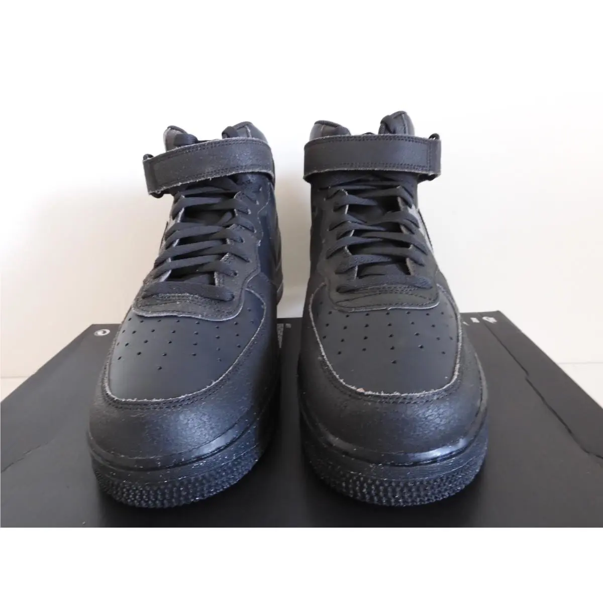 Nike shoes - Nike Air Force 1 Mid - DQ7666-001 - Black (UPC: 196152214409) 1