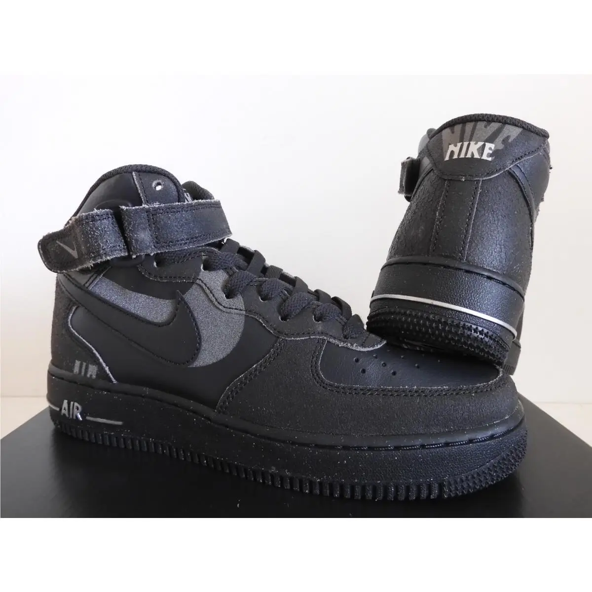 Nike shoes - Nike Air Force 1 Mid - DQ7666-001 - Black (UPC: 196152214348) 0