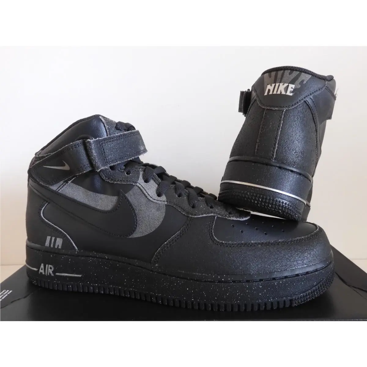 Nike shoes - Nike Air Force 1 Mid - DQ7666-001 - Black (UPC: 196152214409) 0