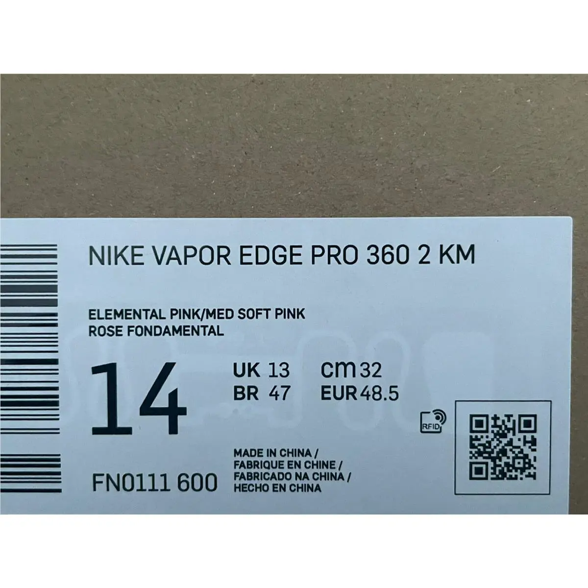 Nike shoes - Nike Vapor Edge - Vapor Edge - FN0111-600 - Pink 6