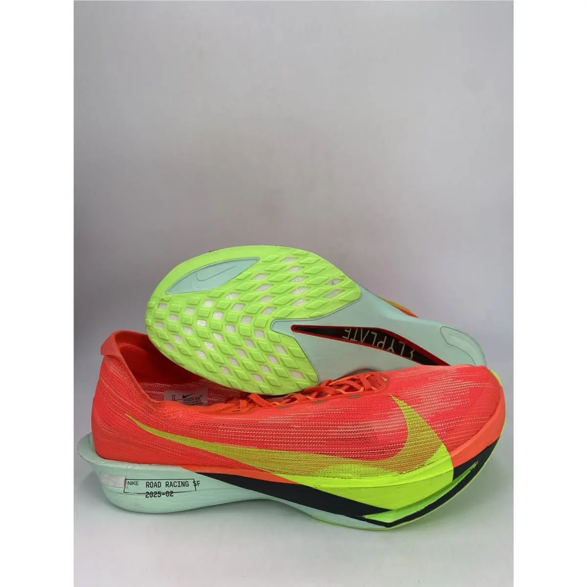 Nike Zoomx Vaporfly Next% 4 Bright Crimson Lime Blast HF6414 600 Men`s Sz 13