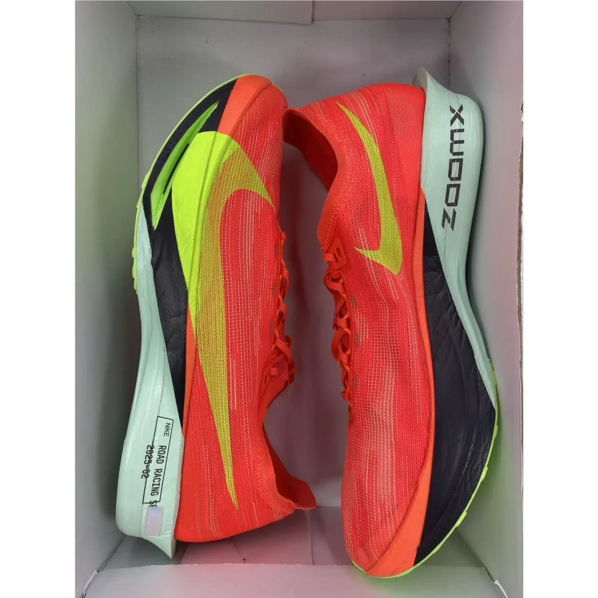 Nike shoes - Nike ZoomX Vaporfly - ZoomX Vaporfly - HF6414 600 - Bright Crimson/Lime Blast (UPC: 197863037257) 7