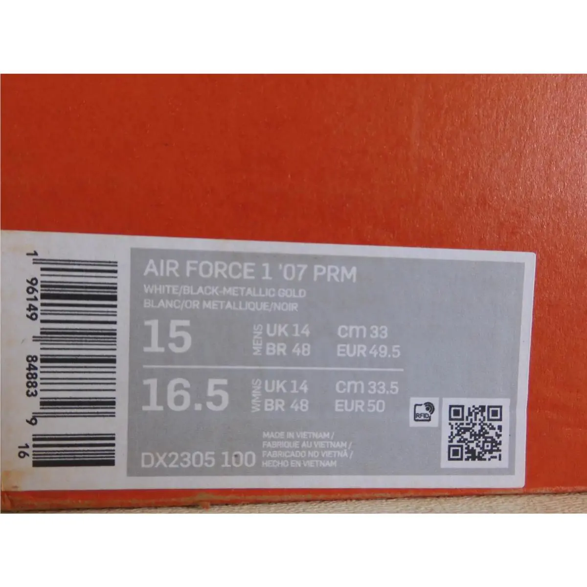 Nike shoes - Nike Air Force 1 `07 - DX2305-100 - White (UPC: 196149848839) 3