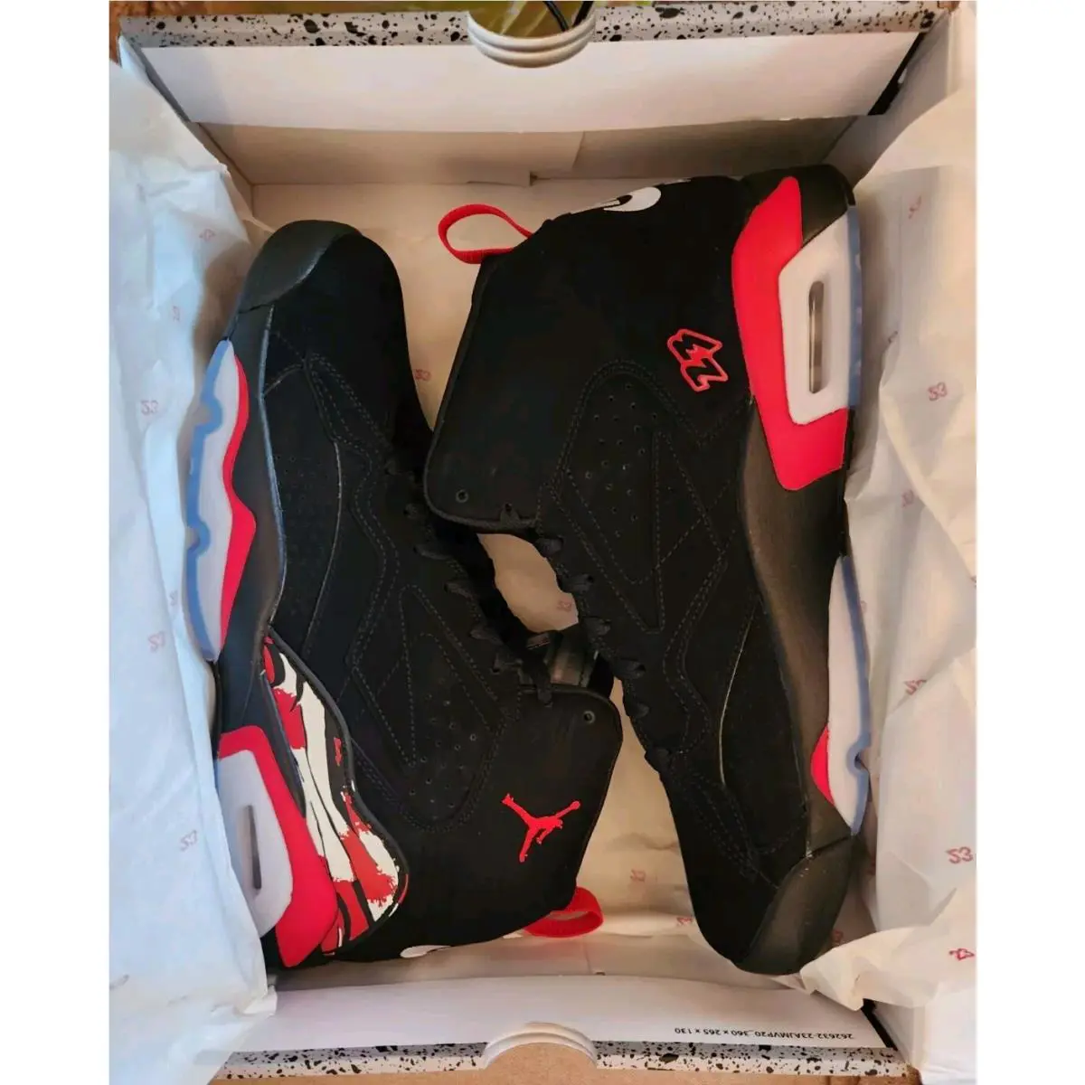 Nike shoes - Air Jordan MVP - Air MVP - DZ4475-061 - BLACK / UNIVERSITY RED / WHITE NOIR 5