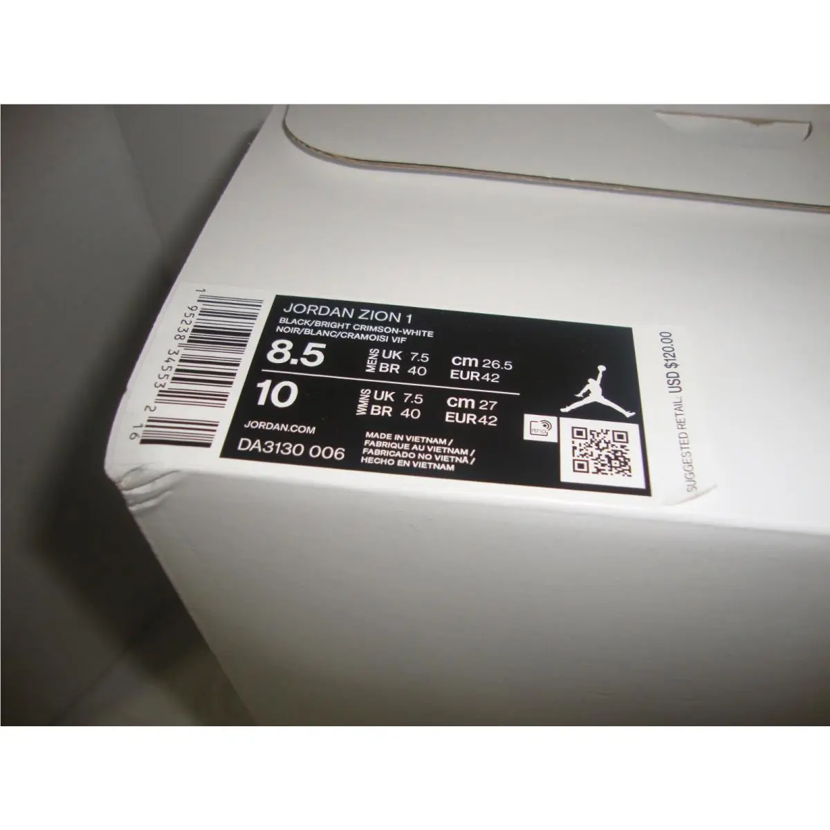 Nike shoes - Jordan Zion 1 - Zion - DA3130-006 - Black (UPC: 195238345532) 8