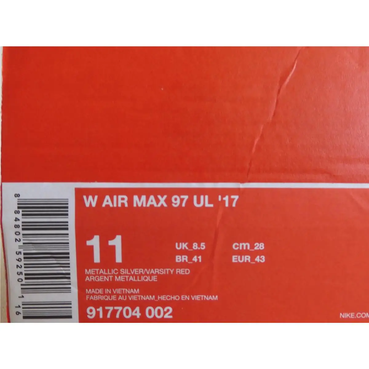 Nike shoes - Nike Air Max 97 - Air Max - 917704 002 - Silver (UPC: 884802592501) 6