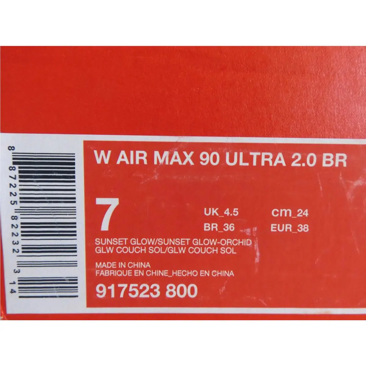 Nike shoes - Nike Air Max 90 Ultra 2.0 Breathe - 917523 800 - Pink (UPC: 887225822323) 3