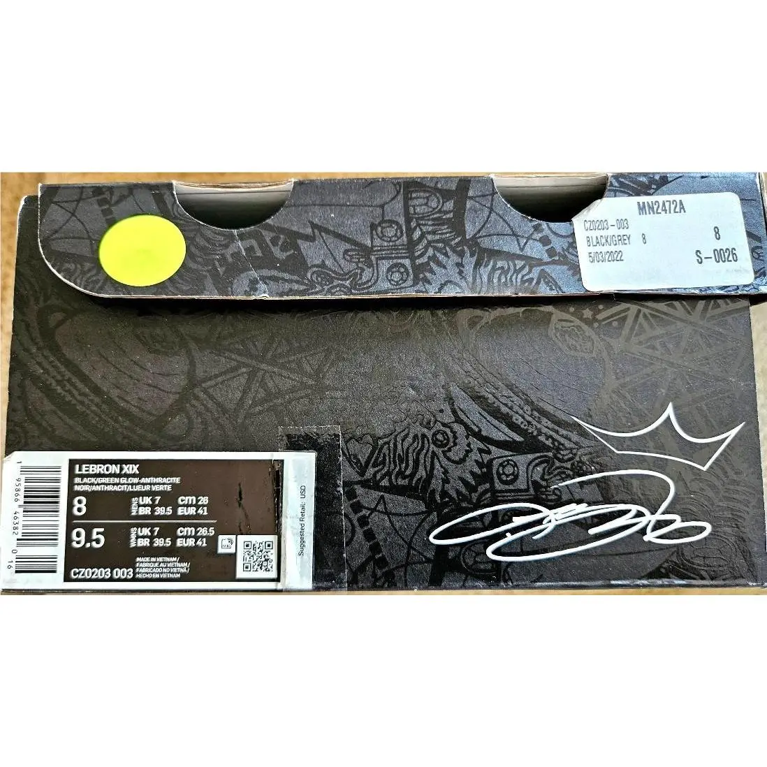 Nike shoes - Nike LeBron XIX - LeBron XIX - CZ0203-003 - Black 7
