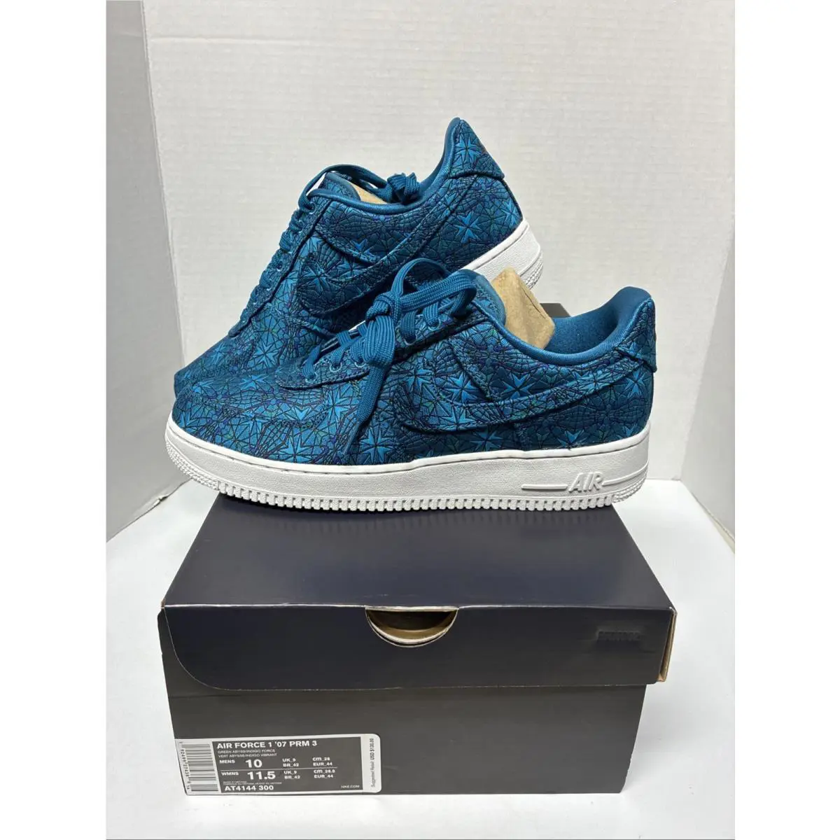 Nike shoes - Air Force 1 - Air Force - AT4144-300 - Green Abyss/Indigo Force, Manufacturer: Green Abyss/Indigo Force 1