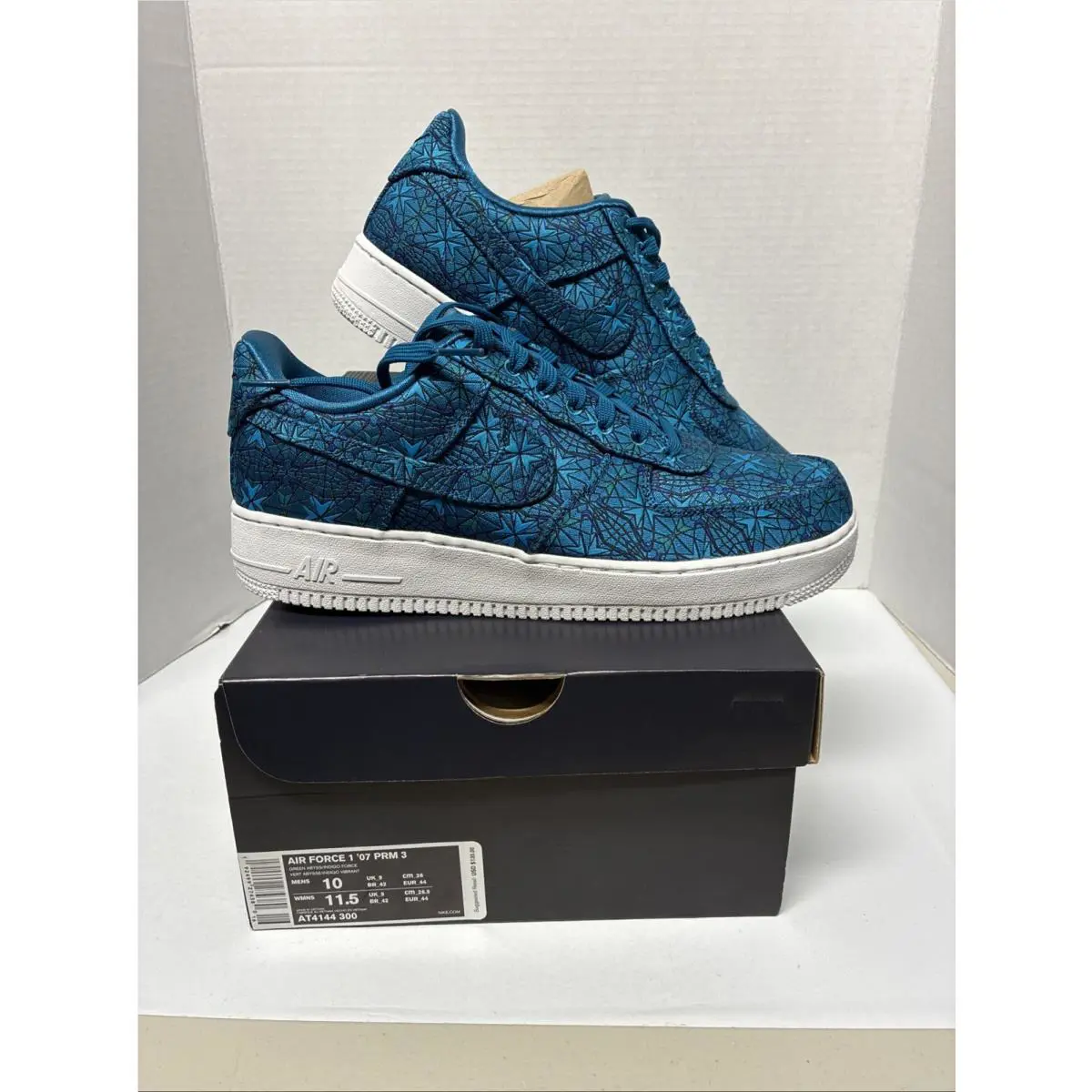 Nike shoes - Air Force 1 - Air Force - AT4144-300 - Green Abyss/Indigo Force, Manufacturer: Green Abyss/Indigo Force 3