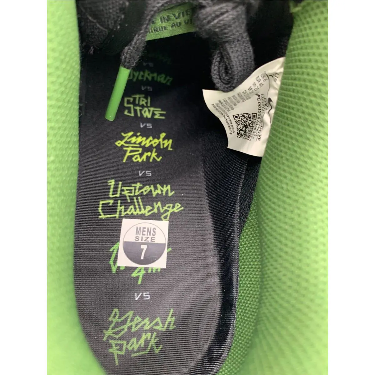 Nike shoes - Nike Air Force 1 `07 LV8 - Black & Green 4