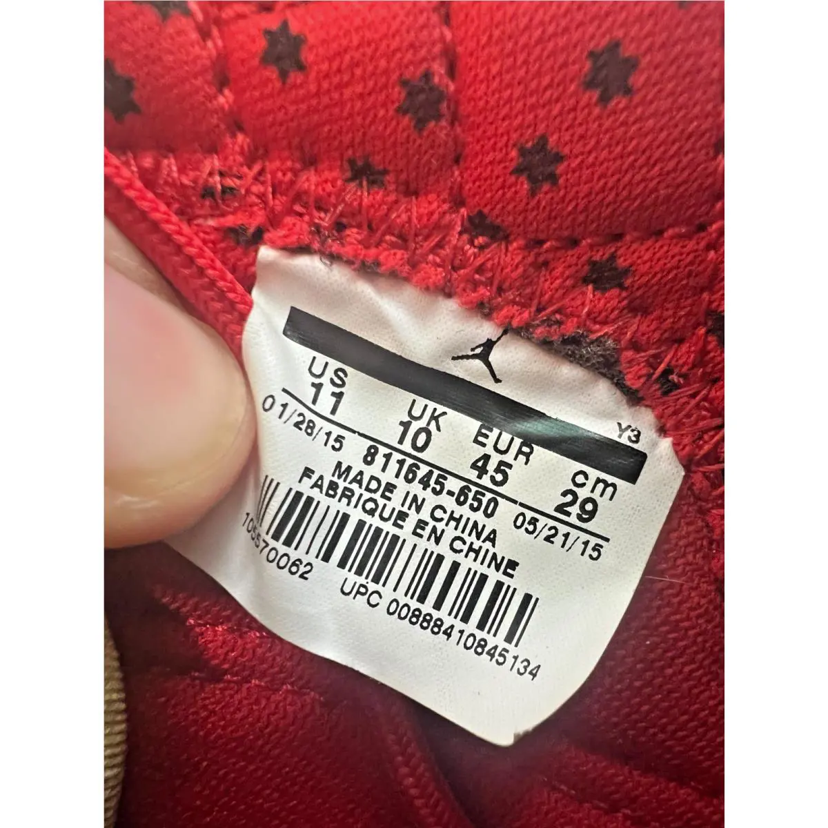 Nike shoes - Air Jordan 23 - Air - 811645-650 - Red (UPC: 0888410845134) 8
