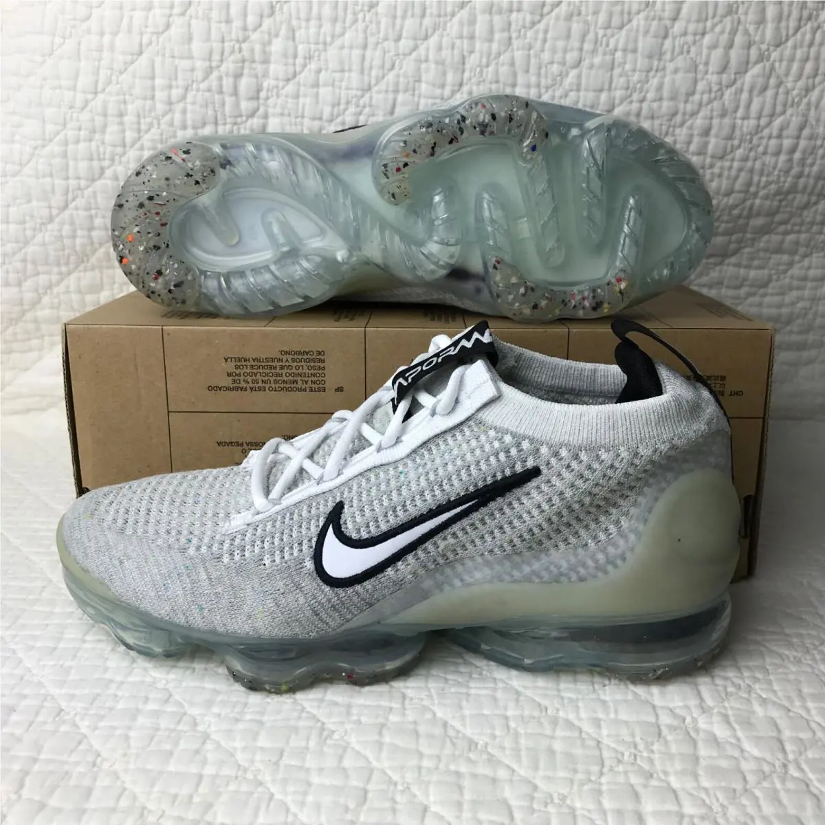 Nike shoes - Nike Air VaporMax 2021 - Air VaporMax - White/Black 2