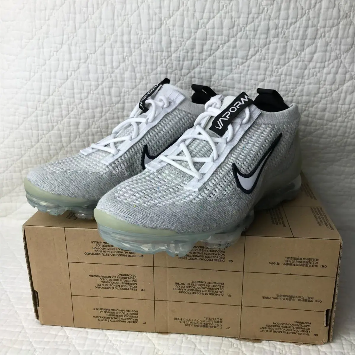 Nike shoes - Nike Air VaporMax 2021 - Air VaporMax - White/Black 5