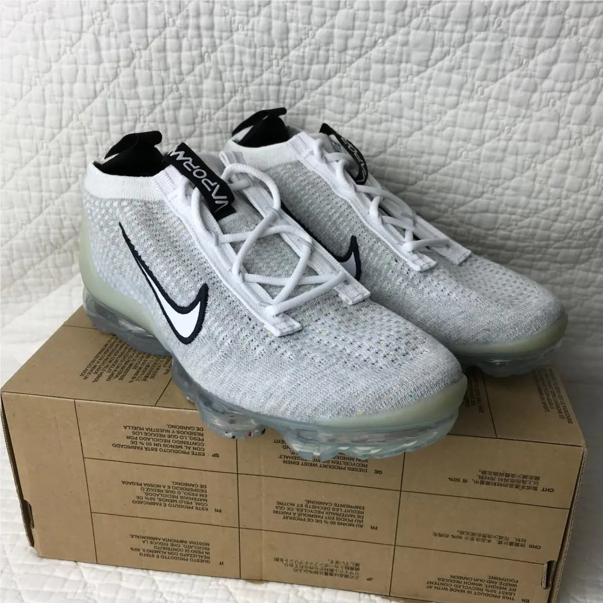 Nike shoes - Nike Air VaporMax 2021 - Air VaporMax - White/Black 7