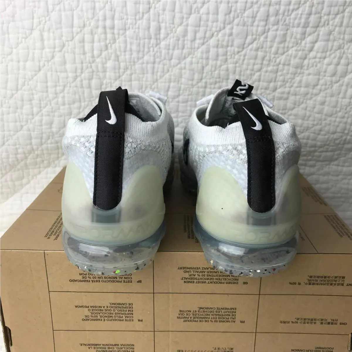 Nike shoes - Nike Air VaporMax 2021 - Air VaporMax - White/Black 4