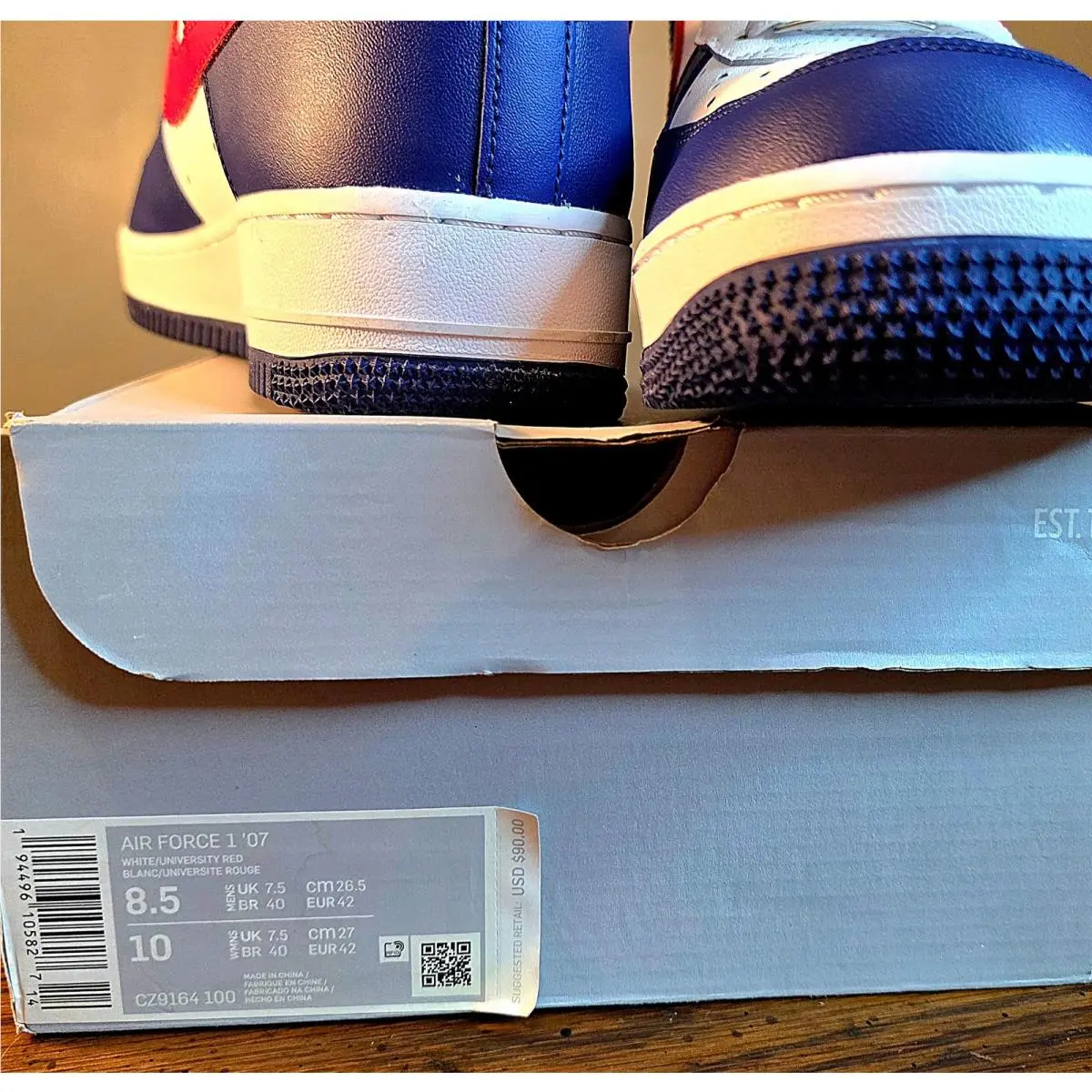 Nike shoes - Nike Air Force 1 - Air Force - CZ9164 100 - Multicolor 12
