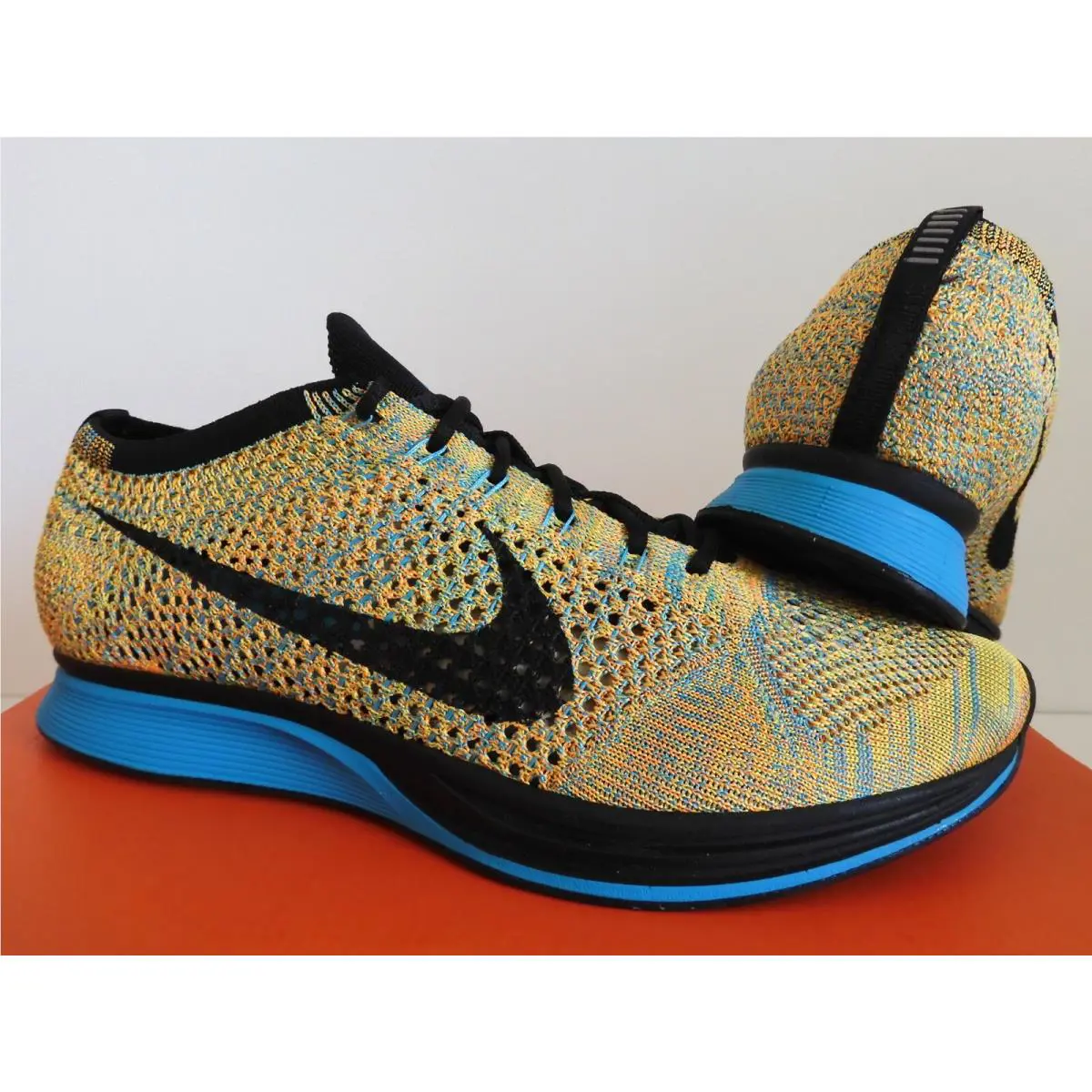 Nike shoes - Nike Flyknit Racer - Flyknit Racer - Yellow (UPC: 888409301603) 0