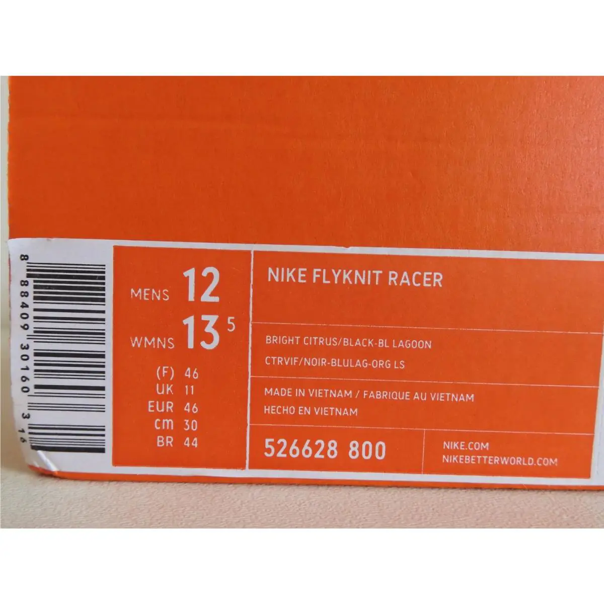 Nike shoes - Nike Flyknit Racer - Flyknit Racer - Yellow (UPC: 888409301603) 3
