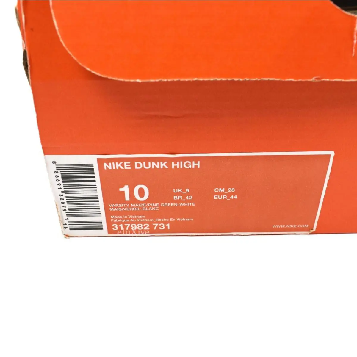 Nike shoes - Nike Dunk High - Dunk High - 317982-731 - Yellow 10
