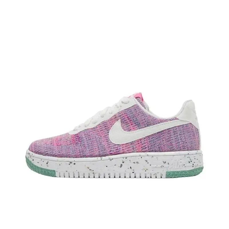 Nike Air Force 1 Low Crater Flyknit Fuchsia Glow DC7273-500 Women`s Size 11.5 - Pink