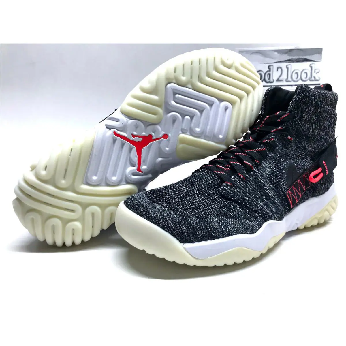 Nike shoes - Jordan React - React - BQ1311-001 - Black (UPC: 191888000128) 0