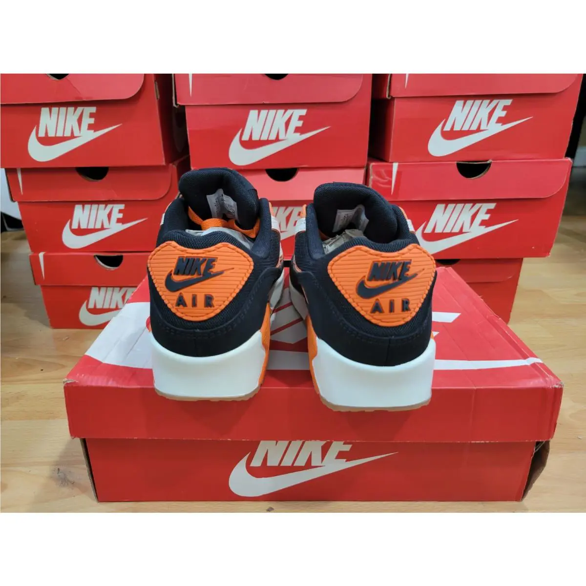 Nike shoes - Nike Air Max 90 - Air Max - CJ0611 100 - SAIL / Orange (UPC: 193659396584) 2