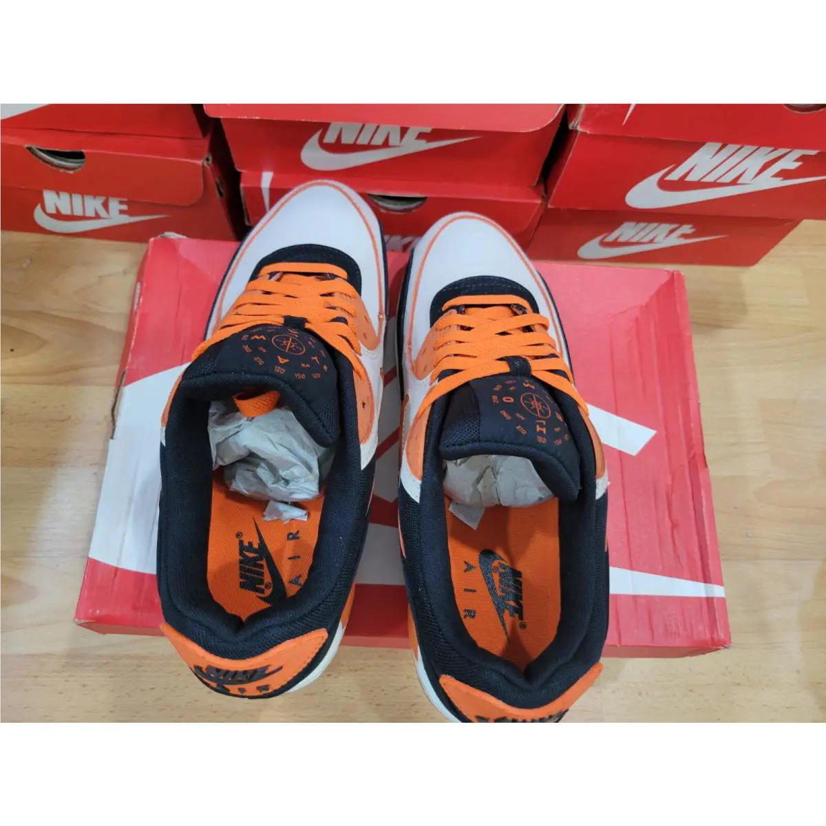 Nike shoes - Nike Air Max 90 - Air Max - CJ0611 100 - SAIL / Orange (UPC: 193659396584) 3