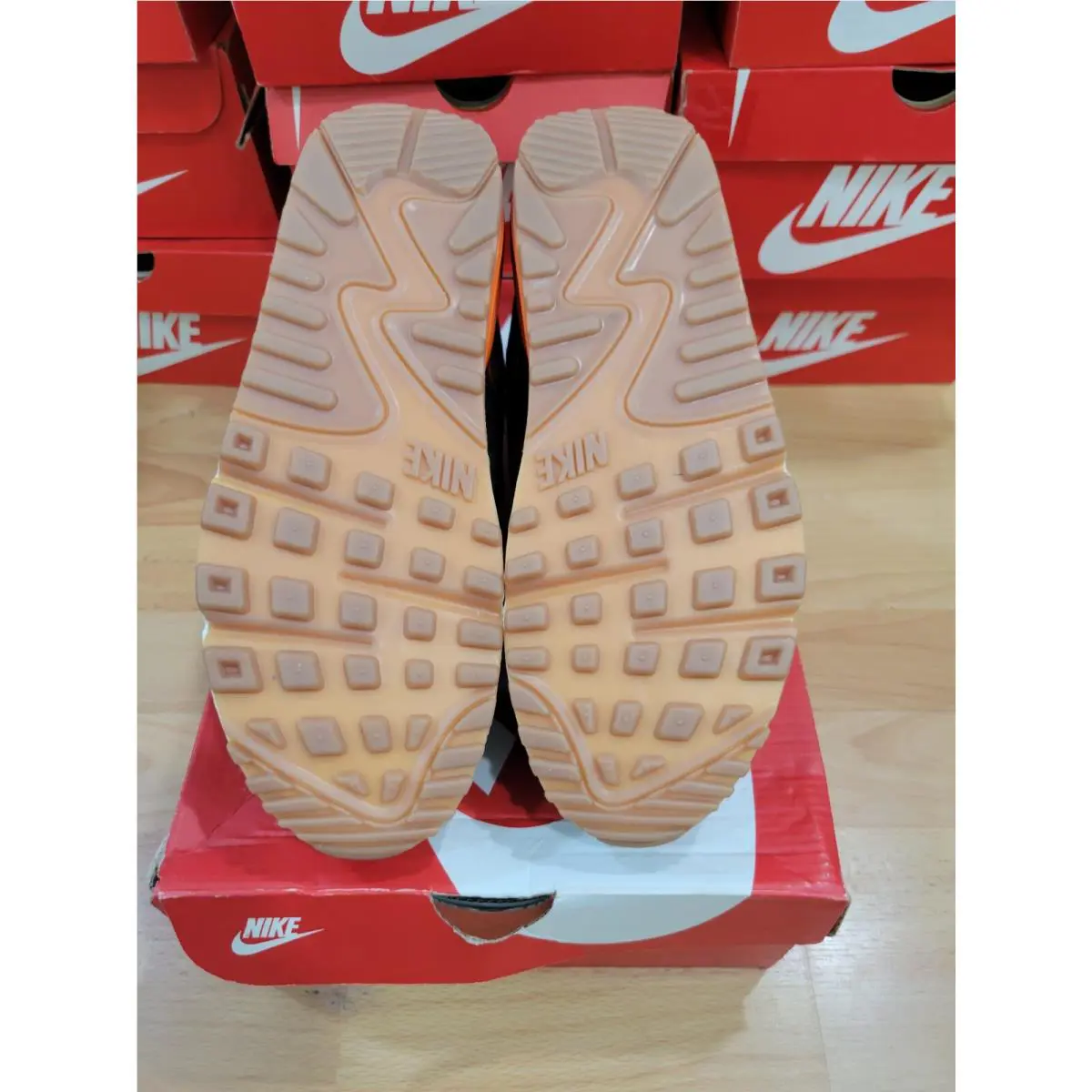 Nike shoes - Nike Air Max 90 - Air Max - CJ0611 100 - SAIL / Orange (UPC: 193659396584) 6