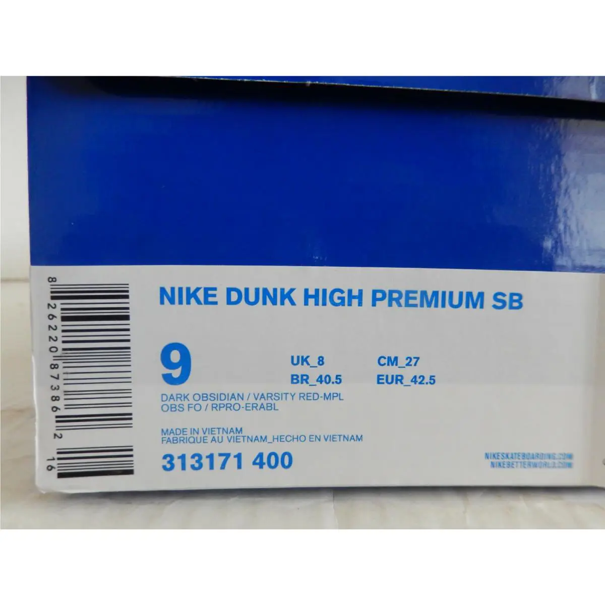 Nike shoes - Nike Sb Dunk High - Dunk High - Blue (UPC: 826220873862) 3