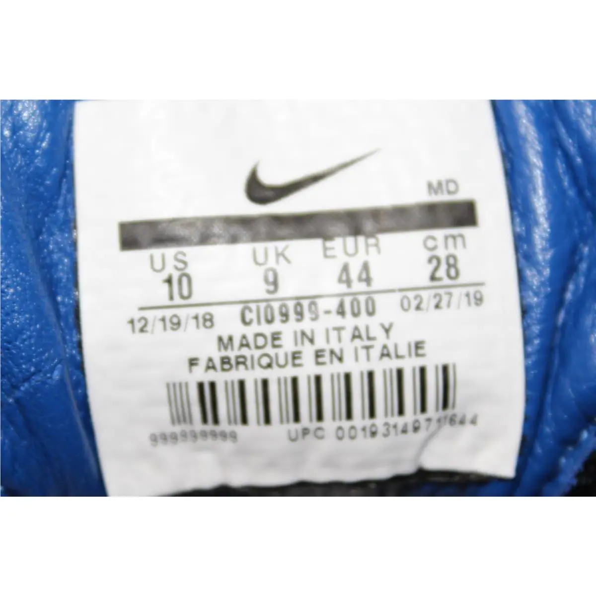 Nike shoes - Nike Air Max 95 - Air Max - CI0999-400 - Blue, Manufacturer: Hyper Cobalt/Hyper Cobalt-Black 4