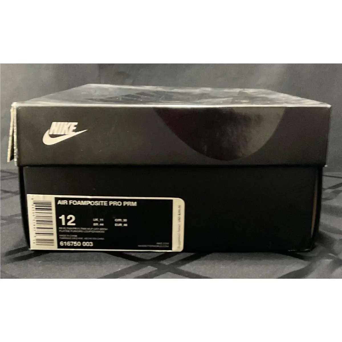 Nike shoes - Nike Air Foamposite - Air Foamposite - Obisidian White University Red Metallic 3