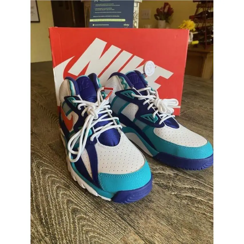 Nike shoes - Nike Air Trainer SC High - moutain blue/team orange 6