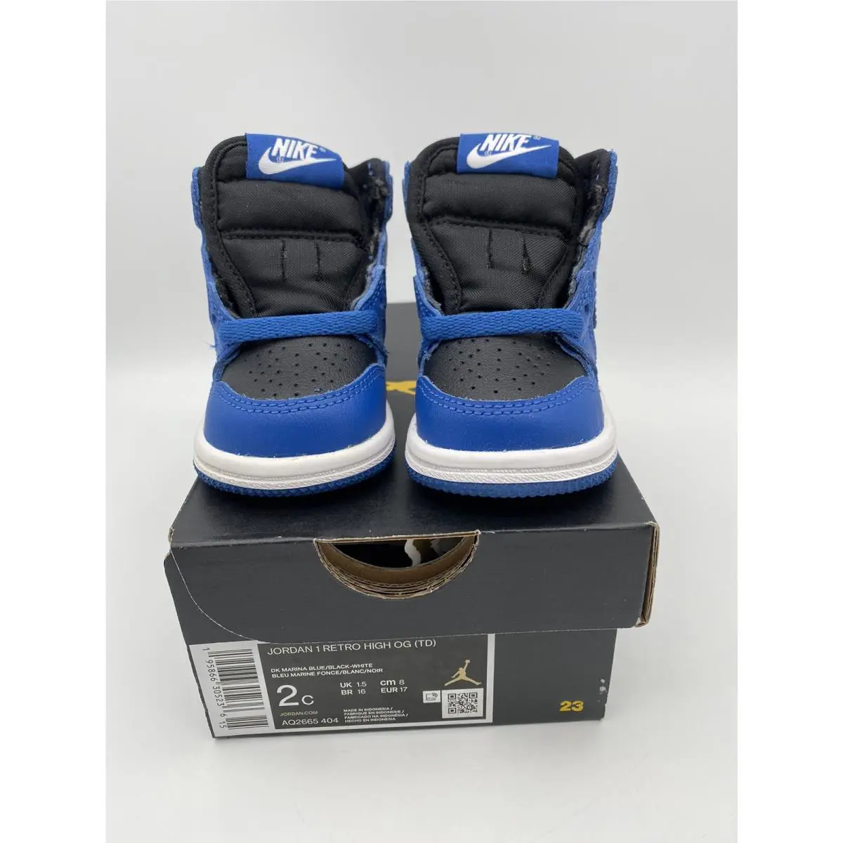 Nike shoes - Nike Air Jordan 1 - Air - AQ2665 404 - Blue (UPC: 195866305236) 2